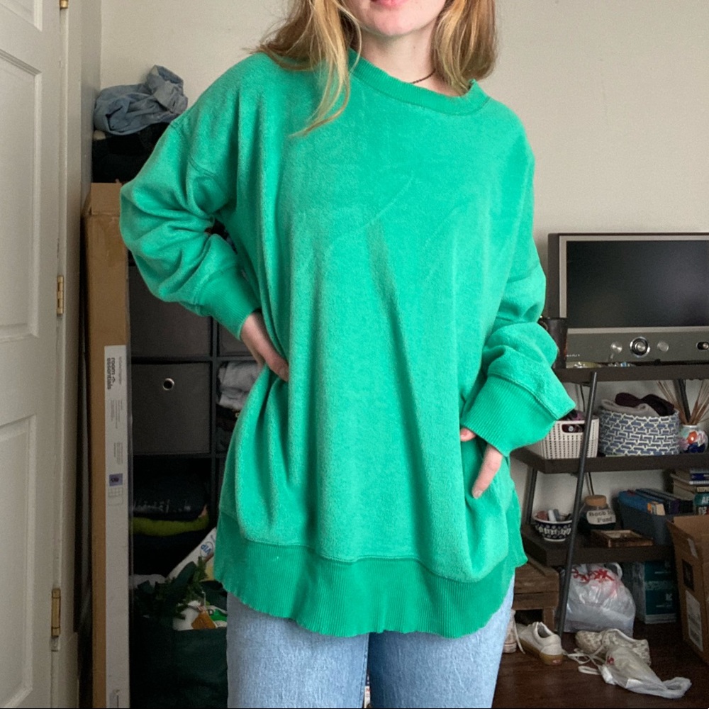 AERIE FLEECE CREWNECK